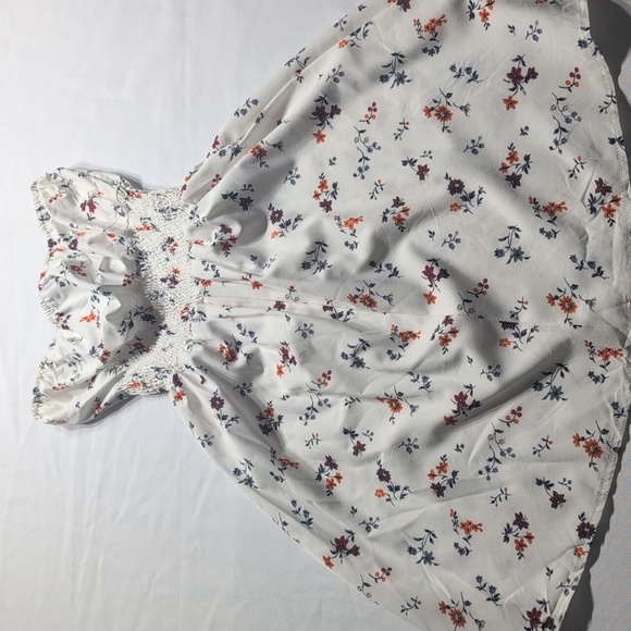 Shein Floral Strapless Mini Dress Size 2 - Picture 3 of 5
